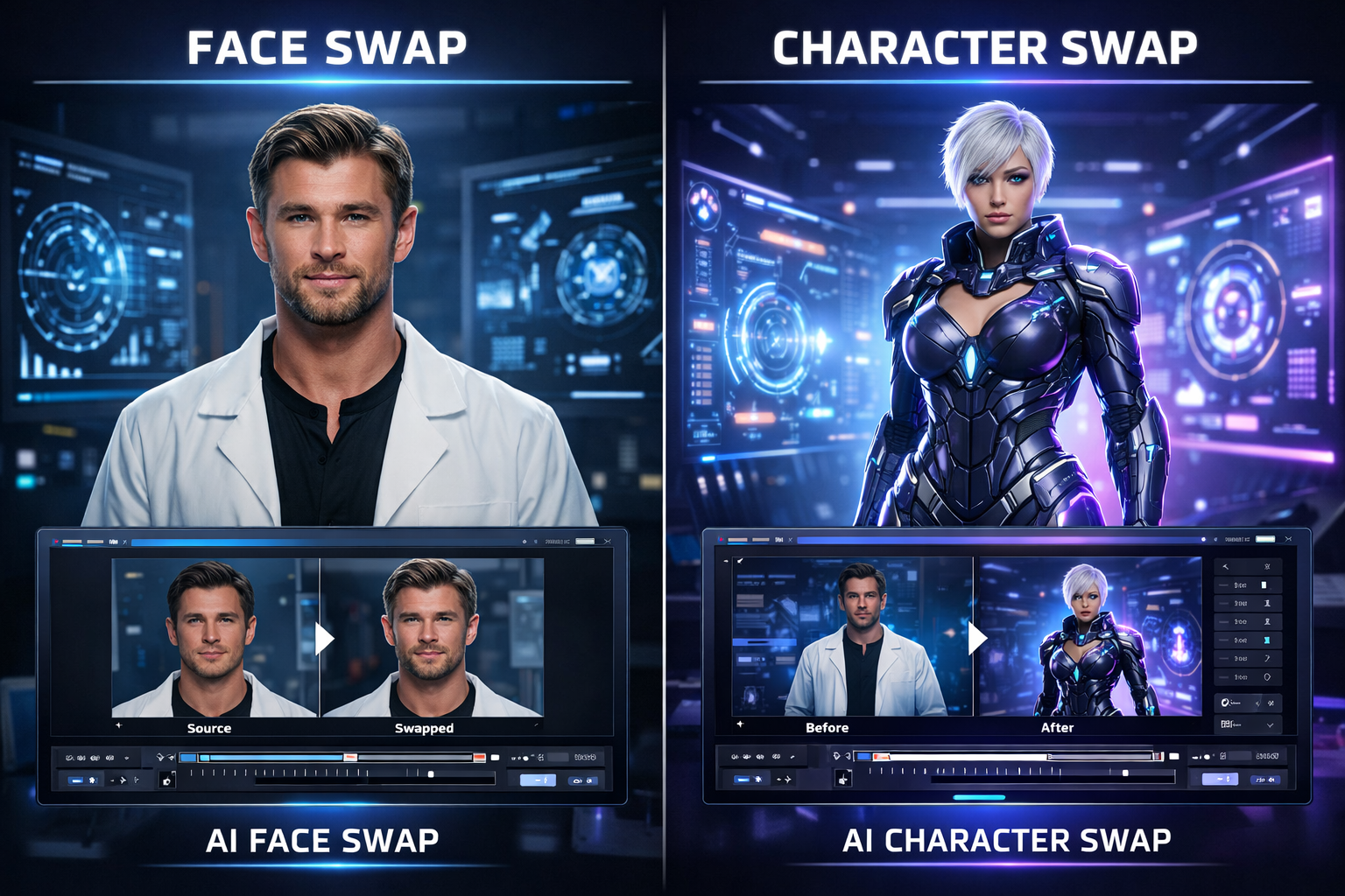 Face Swap vs Character Swap: What's the Difference for AI Video?